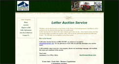 Desktop Screenshot of lotterauction.com